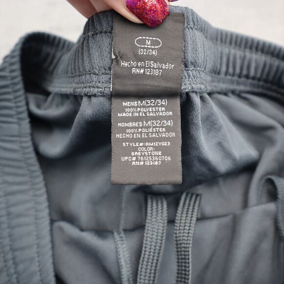 Starter Shorts Mens Medium 32/34 Black Lightweight Athletic Casual Elastic Waist - Picture 8 of 16